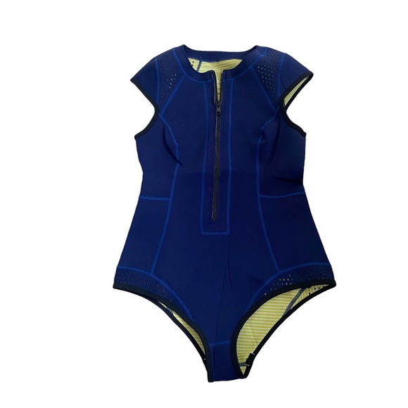 DUSKII one piece scuba swimsuit one piece blue M medium surf wetsuit - Picture 1 of 11